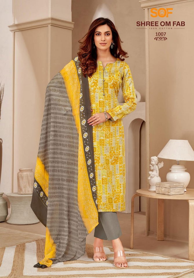 Nayraa Vol 1 By Sof Printed Heavy Cotton Dress Material Wholesalers iN Delhi